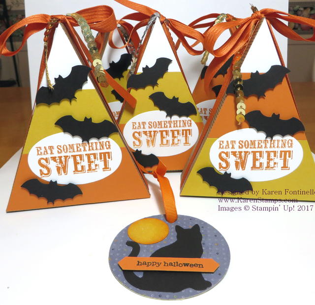 Halloween Candy Corn Treat Boxes