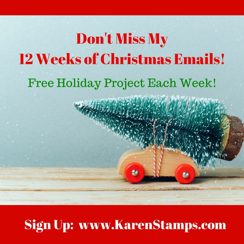 Don't Miss My 12 Weeks of Christmas Emails!