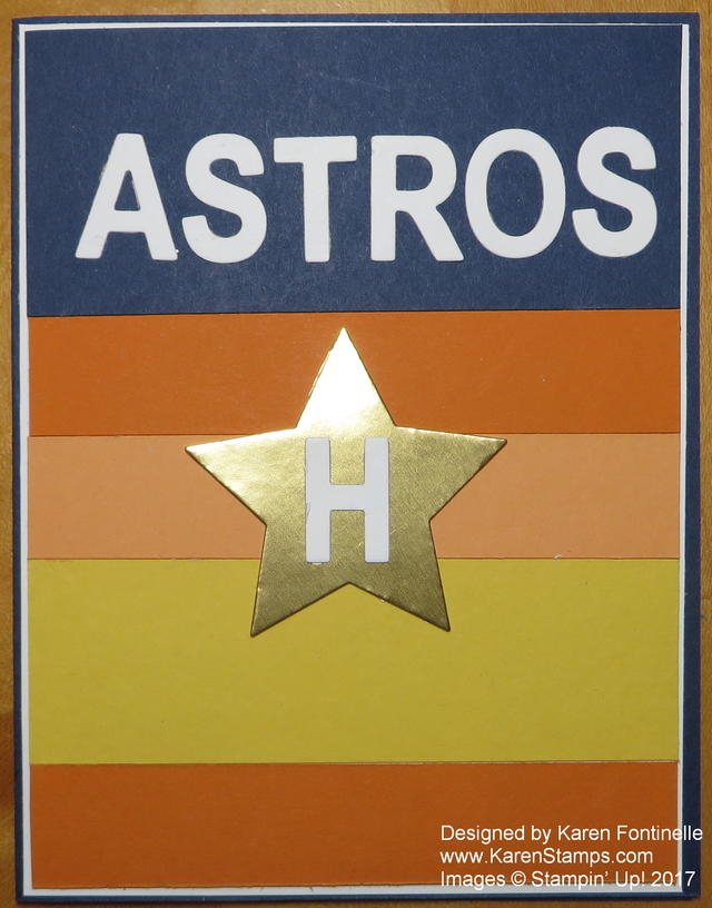 Houston Astros Rainbow Card