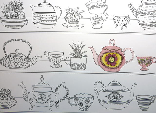 Just Add Color Designer Paper Teapots