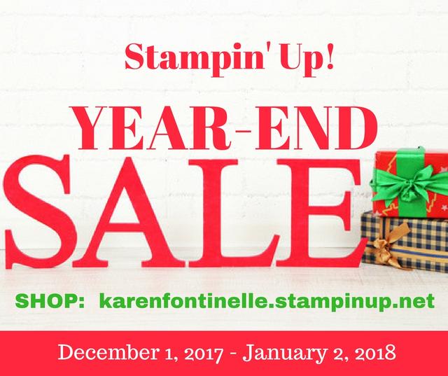 Stampin' Up! Year-End Sale