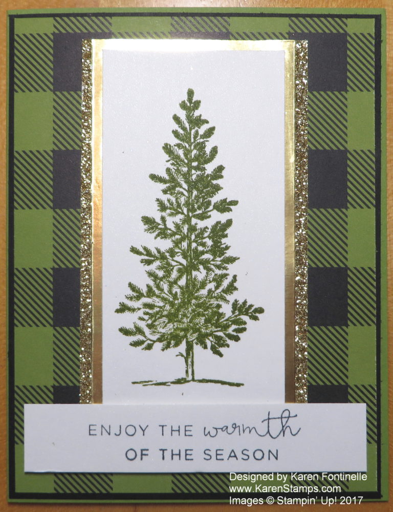 Lovely As a Tree Christmas Card