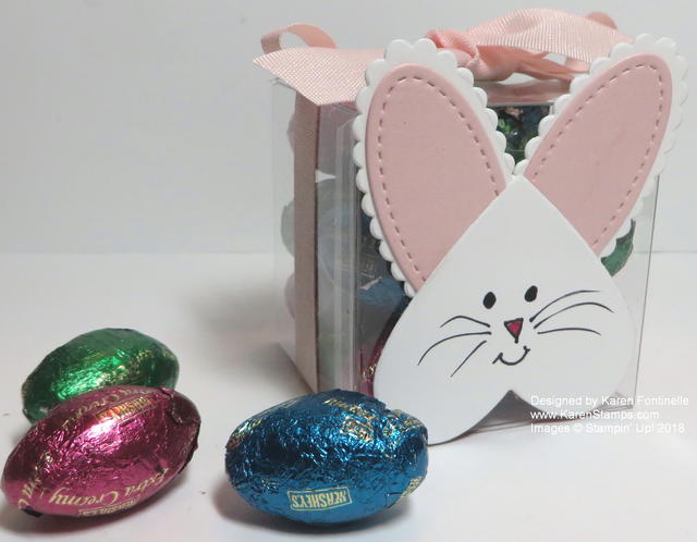 Easter Bunny Tiny Treat Box For Candy