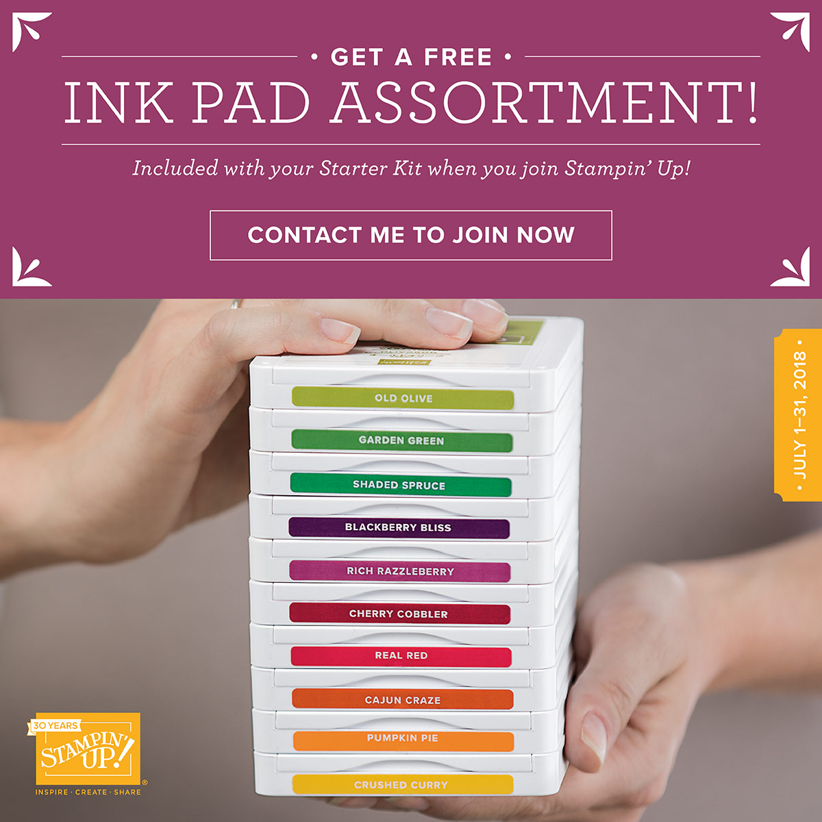 Ink Pad Promotion
