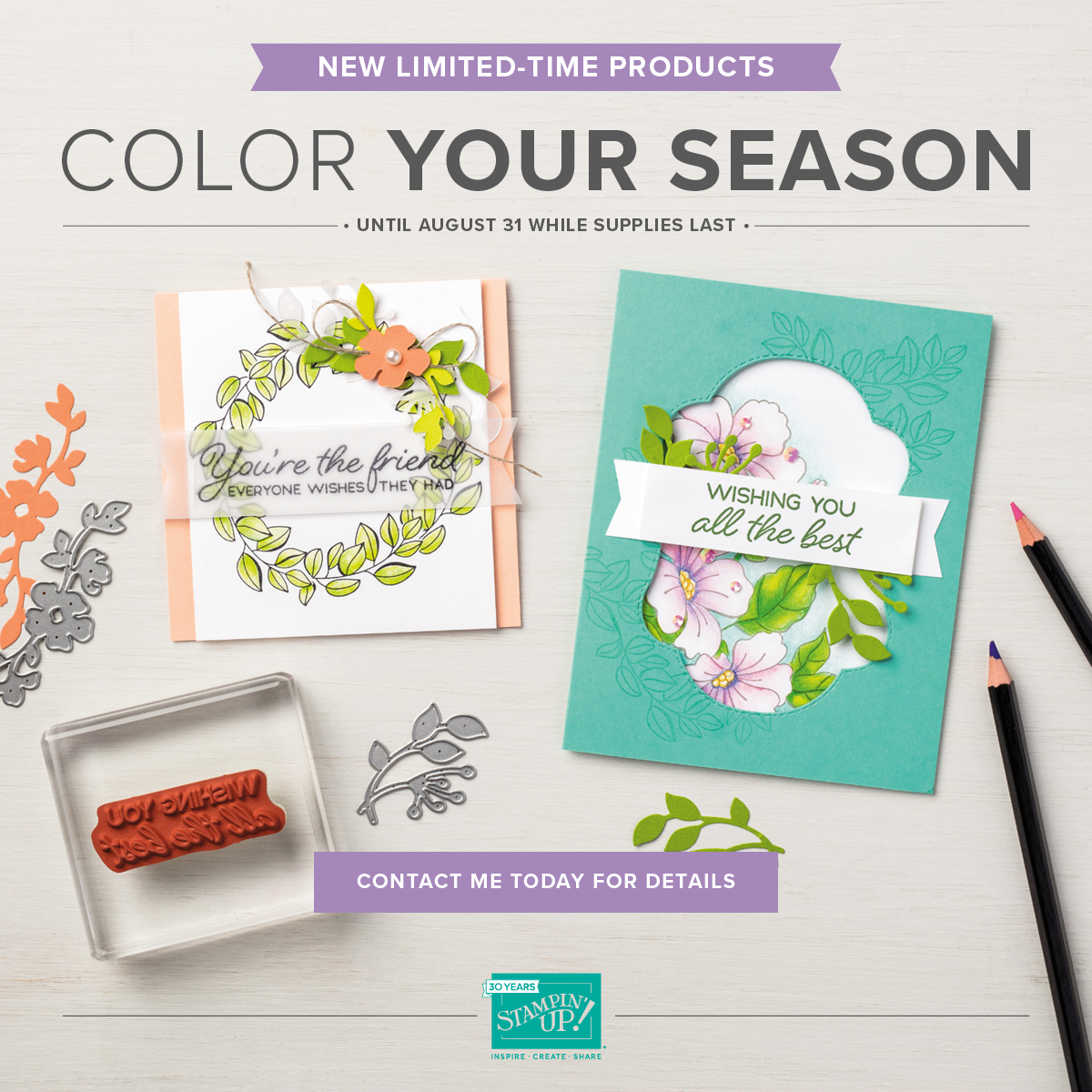 Color Your Season Floral Samples