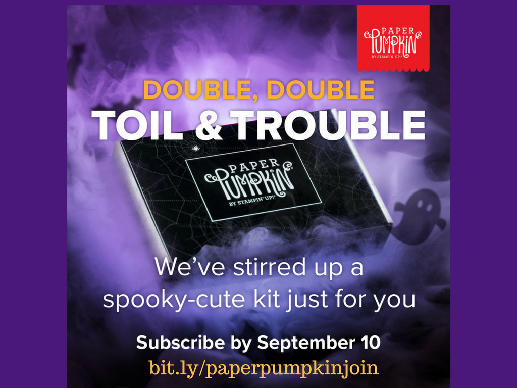 Paper Pumpkin September Kit For Halloween