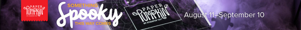 Paper Pumpkin Spooky Banner 2018