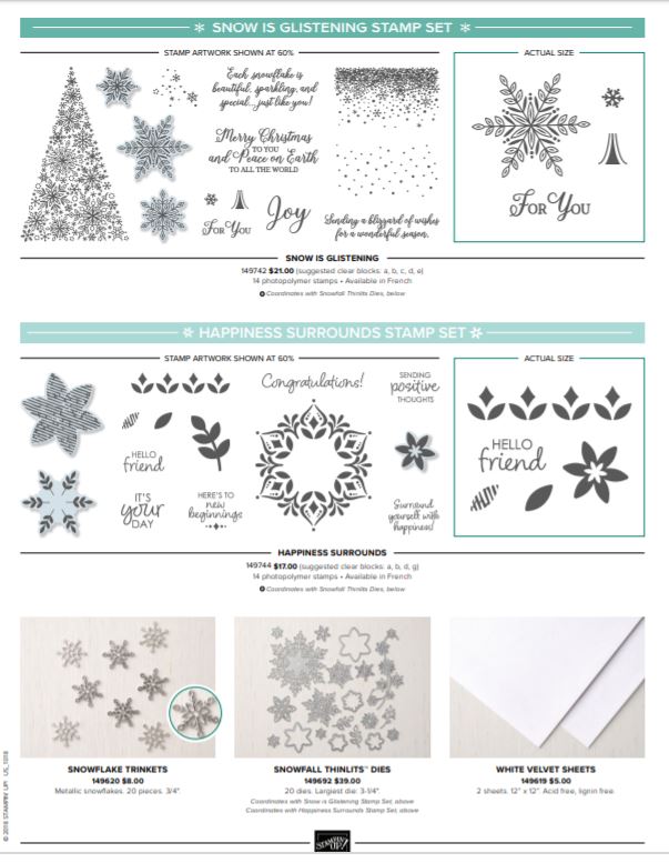 Snowflake Showcase Stamps Etc