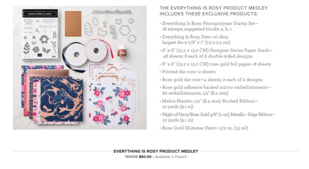 Everything is Rosy List of Products