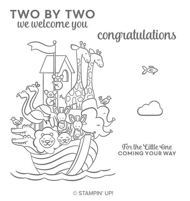 Noah's Ark Stamp Perfectly Paired