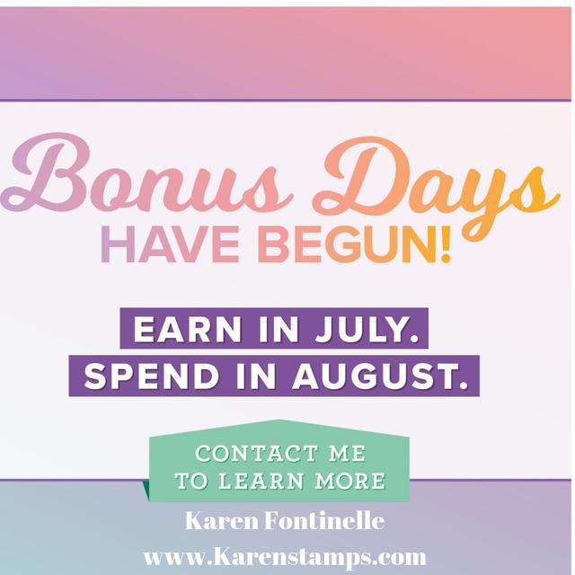 Bonus Days Ad 2019 w Info
