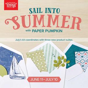 Paper Pumpkin Kit July 2019 Sailing
