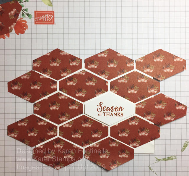 A Geometric Card For Fall With the Tailored Tag Punch Layout