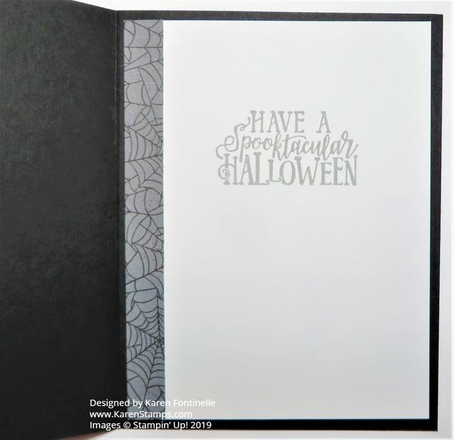 Quick and Easy Ghost Card For Halloween Inside