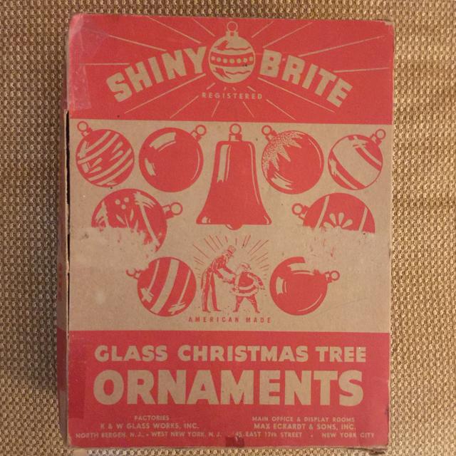 Shiny Brite Ornament Box
