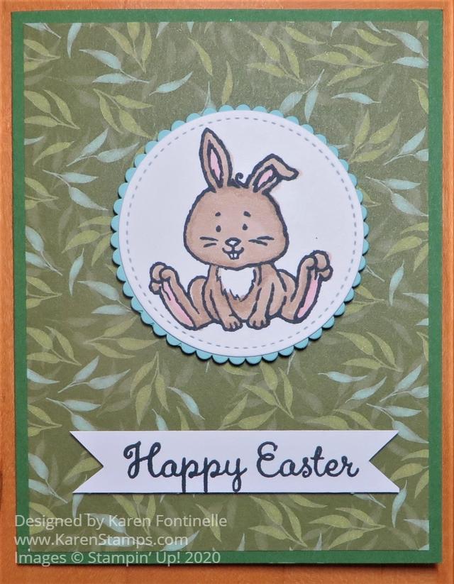 Garden Lane Easter Bunny Card