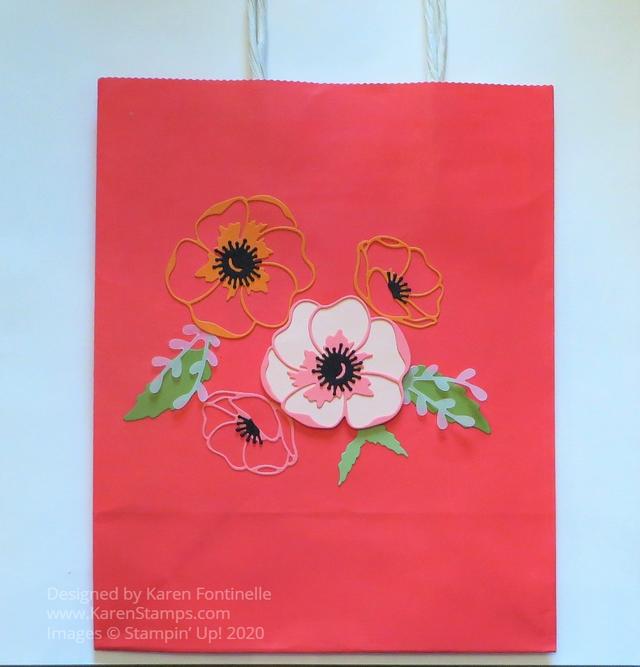 Poppy Moments Altered Birthday Gift Bag