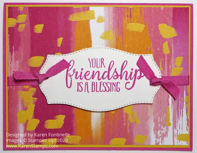 Artistry Blooms Friendship Card
