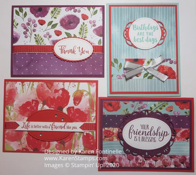 Peaceful Poppies Assorted Cards