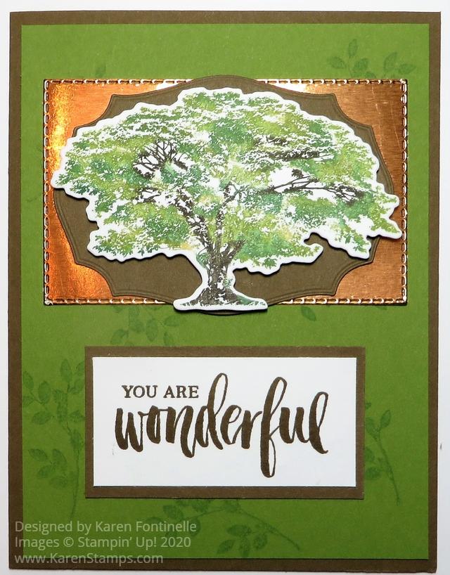 Rooted In Nature Masculine Father's Day Card