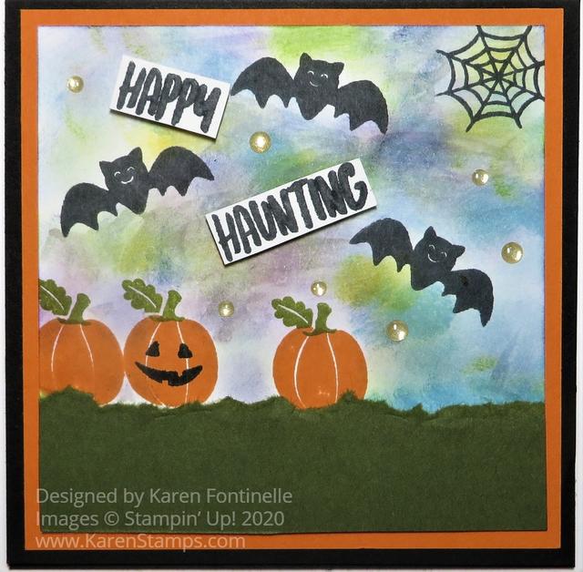 Banner Year Halloween Card