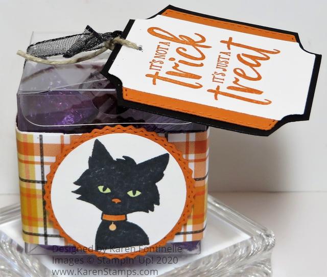 Ghoulish Goodies Halloween Clear Tiny Treat Box