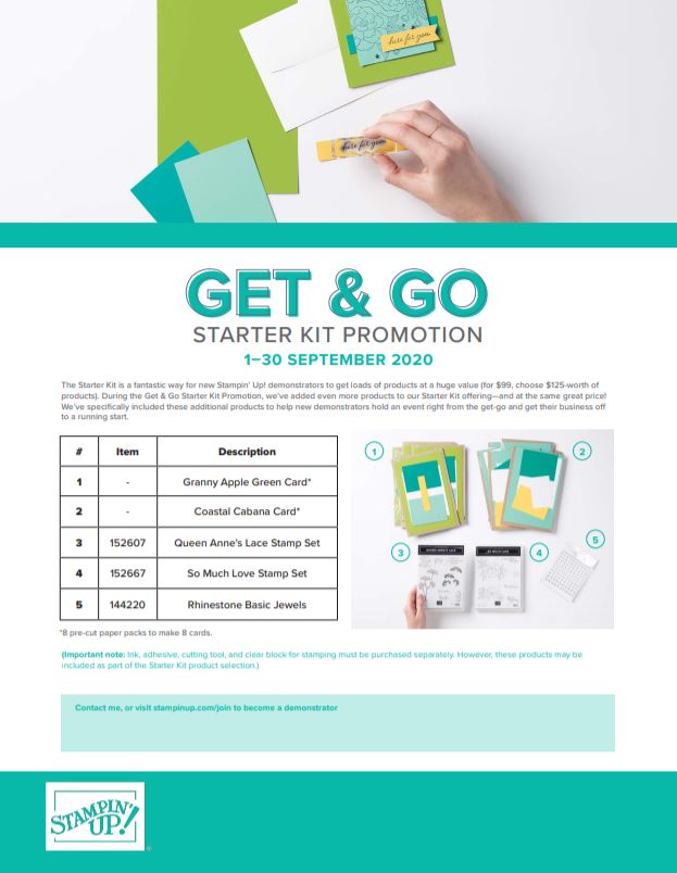 Get & Go Starter Kit Promotion