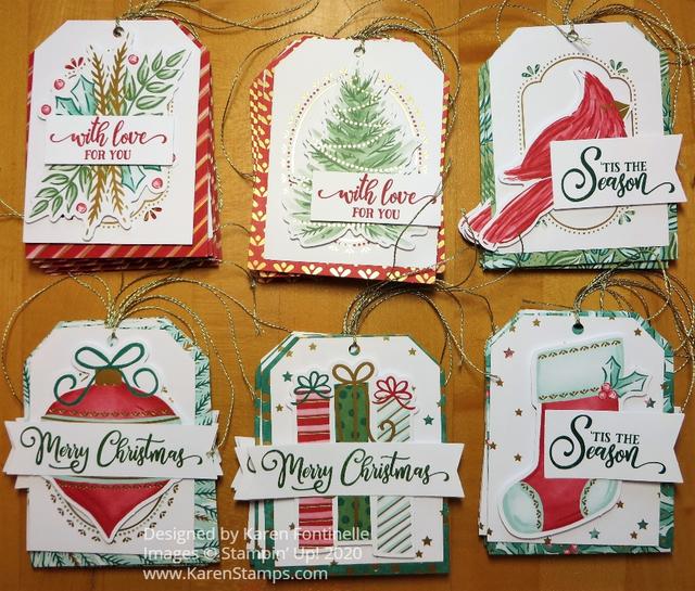 Tag Buffet Christmas Gift Tags