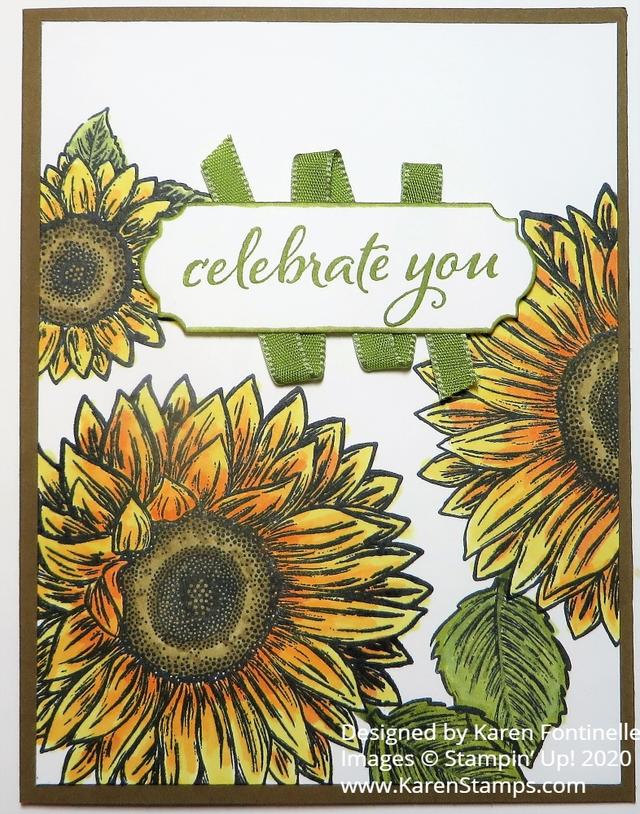 Celebrate Sunflowers Celebrate You Card