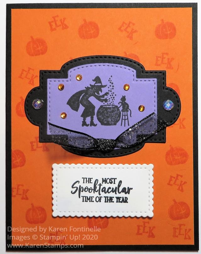 Ghoulish Goodies Spooktacular Halloween Card