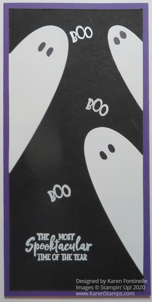 Halloween Spooky Ghosts Card