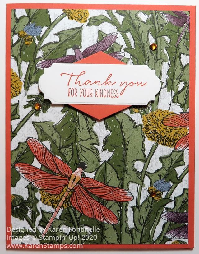 Dandy Garden Thank You Card