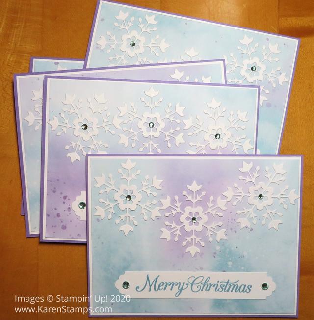 Making Christmas Cards - Add Embellishments