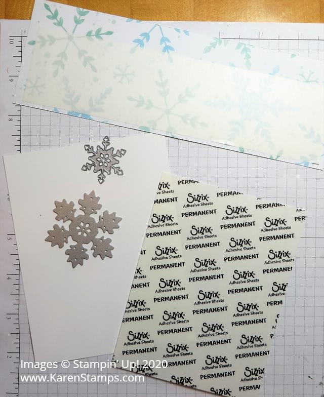 Making Christmas Cards - Adhesive Sheets