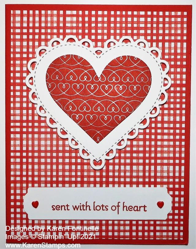 Die-cut Hearts For a Valentine