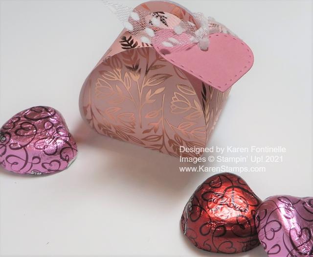 Mini Curvy Keepsakes Candy Box For Valentine's Day