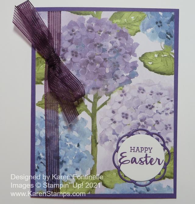 Hydrangea Hill Happy Easter Card