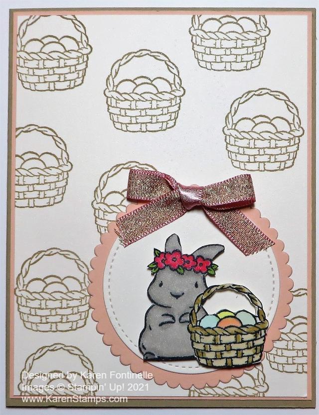 Springtime Joy Bunny and Easter Basket
