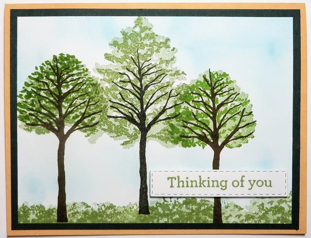 Beauty of Friendship Trees Thinking of You Card