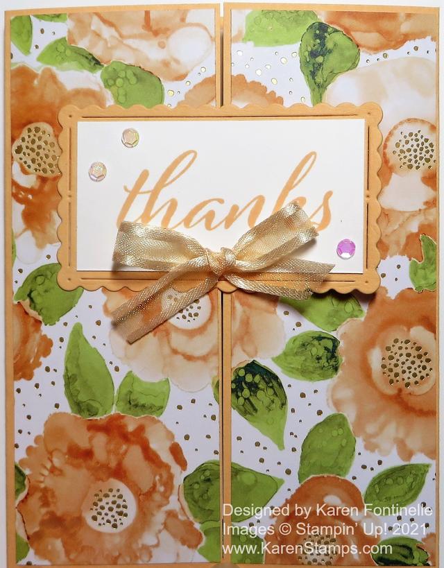 Expressions In Ink Gatefold Thank You Card