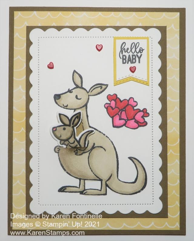 Kangaroo & Company Baby Card