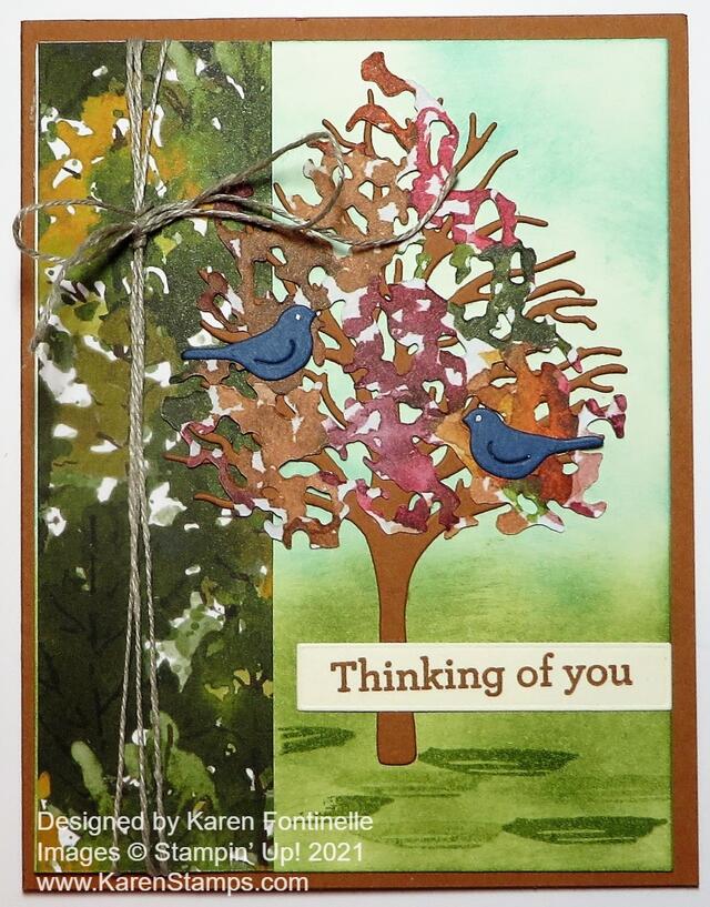 Beauty of the Earth Thinking of You Card For Fall