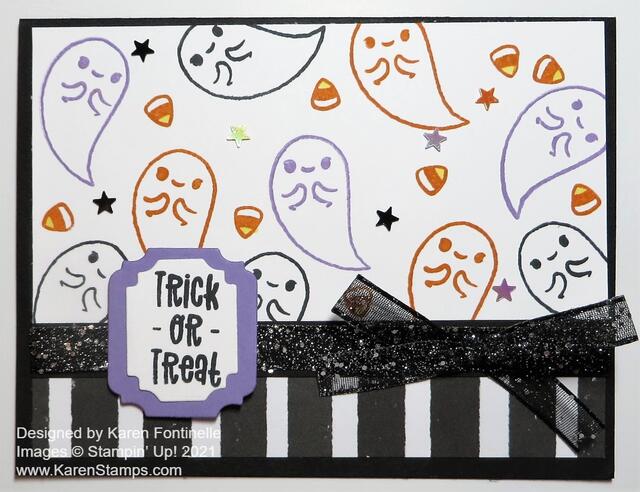 Cutest Ghosts Halloween Trick-or-Treat Card