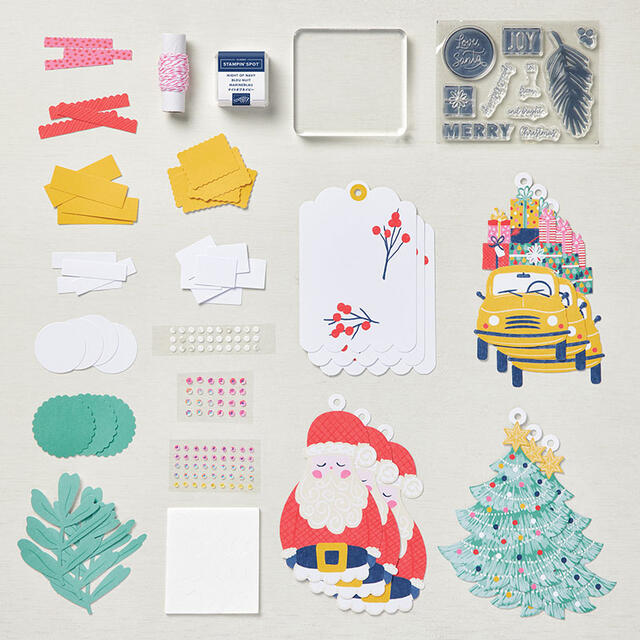 Love Santa Tag Kit Contents