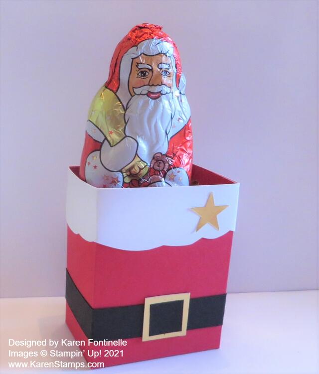 Chocolate Santa in the Chimney