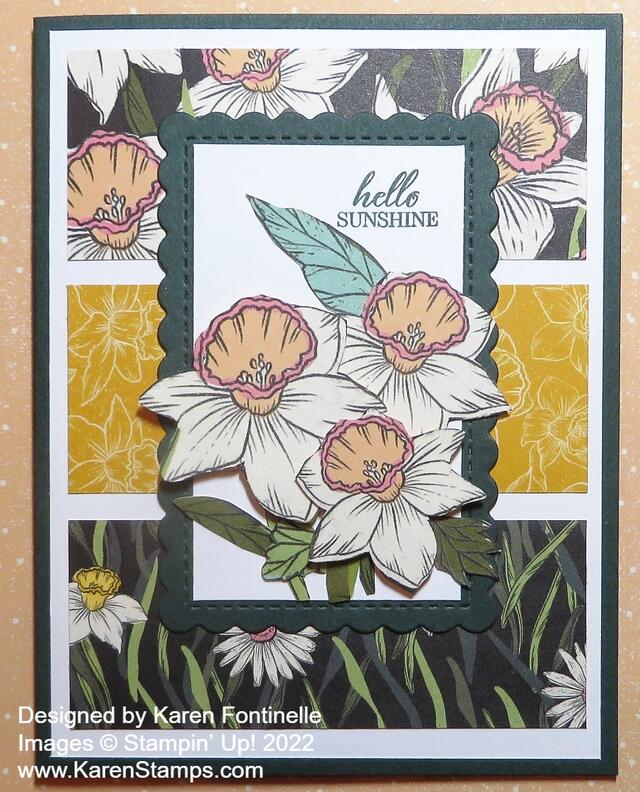 Daffodil Afternoon Hello Sunshine Card