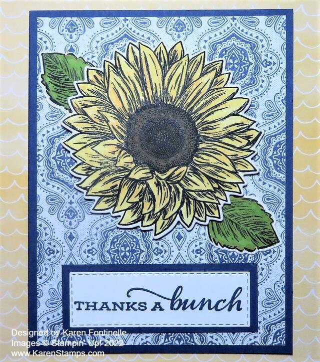 Celebrate Sunflowers Thanks You Card