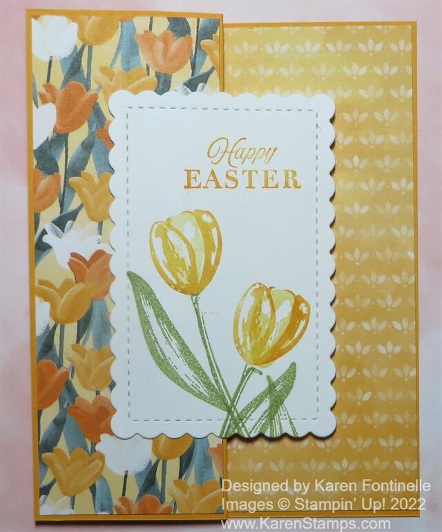 Flowering Fields Z-Fold Easter Card