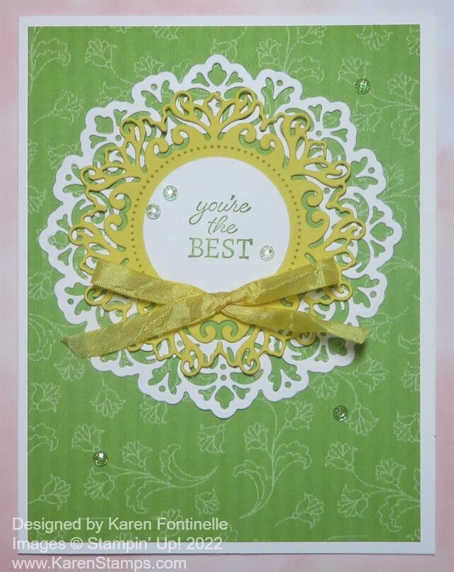 Encircled In Beauty You're the Best Card