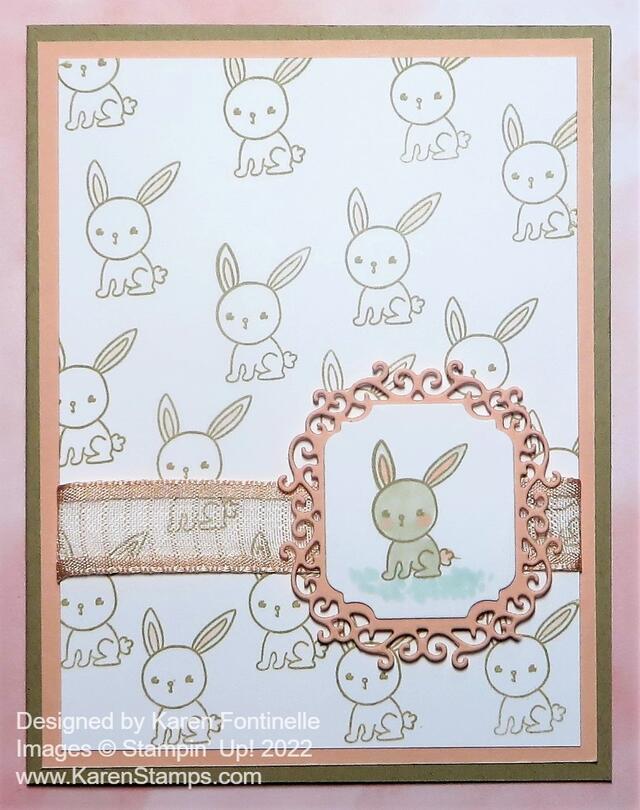 Friends of the Forest Bunnies Easter Card